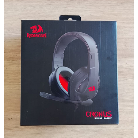 Headset Gamer Cronus RGB Preto Redragon Novo