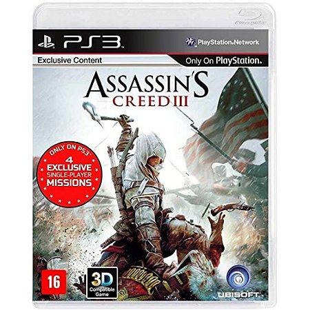Jogo Assassin's Creed III PS3 Usado S/encarte