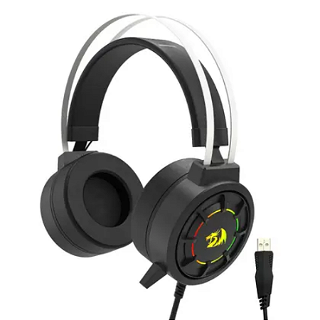 Headset Gamer Grendel Redragon H314-RGB Preto Novo