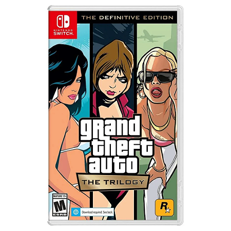 Jogo Grand Theft Auto The Trilogy Nintendo Switch Novo