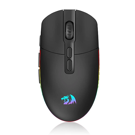 Mouse Gamer Invader Pro Preto Redragon Novo