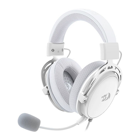 Headset Gamer Cragblade Branco Redragon Novo