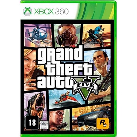 Jogo Grand Theft Auto V GTA 5 Xbox 360 Usado