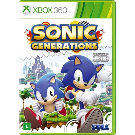 Jogo Sonic Generations Xbox 360 Usado