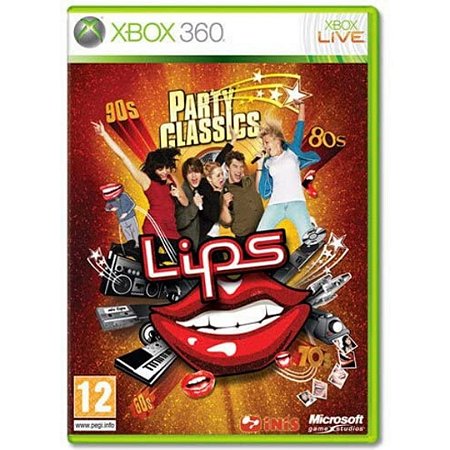Jogo Party Classics Lips Xbox 360 Usado