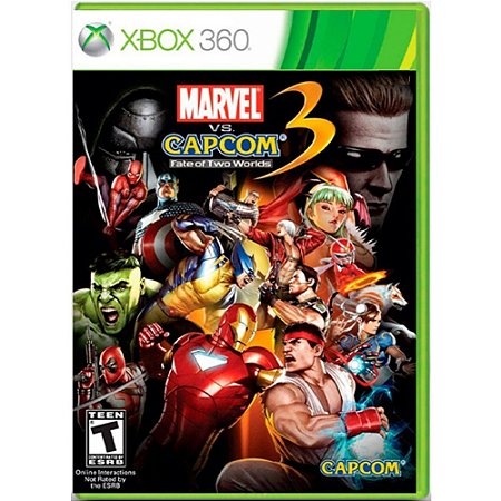 Jogo Marvel VS Capcom Fate Of Two Worlds 3 Xbox 360 Usado
