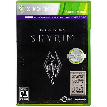 Jogo The Elder Scrolls V Skyrim Xbox 360 Usado
