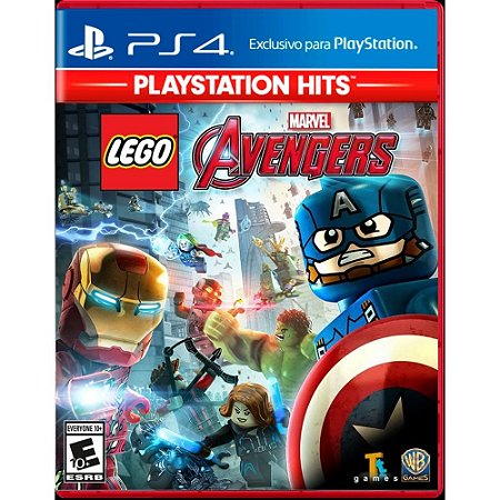 Jogo Lego Marvel Vingadores Playstation Hits PS4 Novo