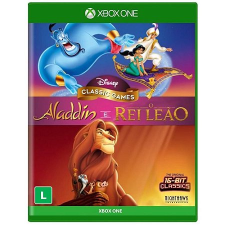 Jogo Clássico Aladdin e o Rei Leão Xbox One Novo