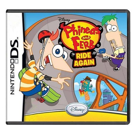 Jogo Phineas And Ferb Ride Again Nintendo DS Novo