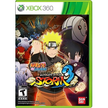 Jogo Naruto Shippuden Ultimate Ninja Storm 3 Xbox 360 Usado
