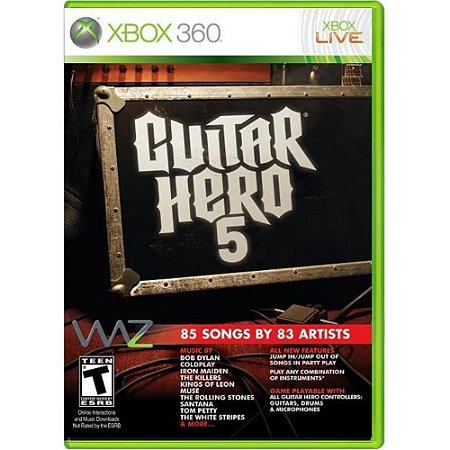 Jogo Guitar Hero 5 Xbox 360 Usado