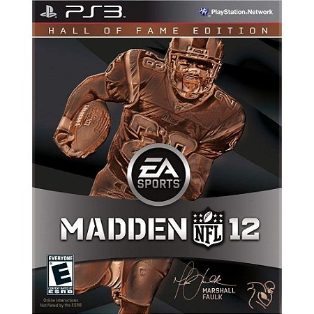 Jogo Madden NFL 12 Hall Of Fame Edition PS3 Usado