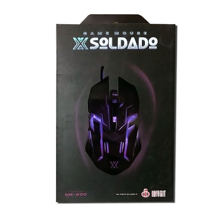Mouse Gamer com Fio - GM 600 - Novo