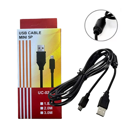 Cabo Para Carregar Controle PS3 1.8m Novo
