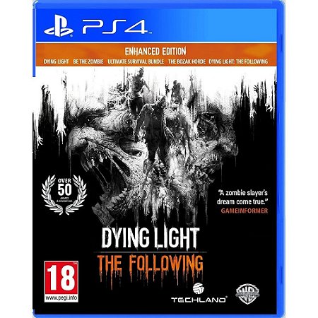 Jogo Dying Light The Fallowing PS4 Usado