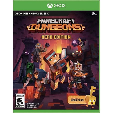 Jogo Minecraft Dungeons Hero Edition Xbox One Novo