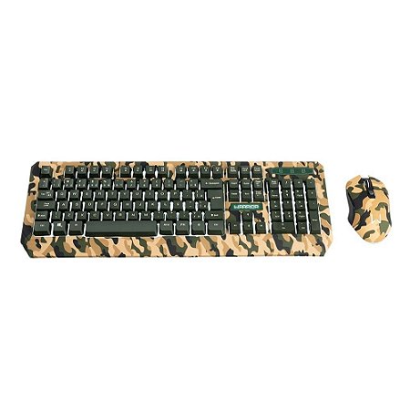 Teclado + Mouse Gamer Kyler Com Fio Novo