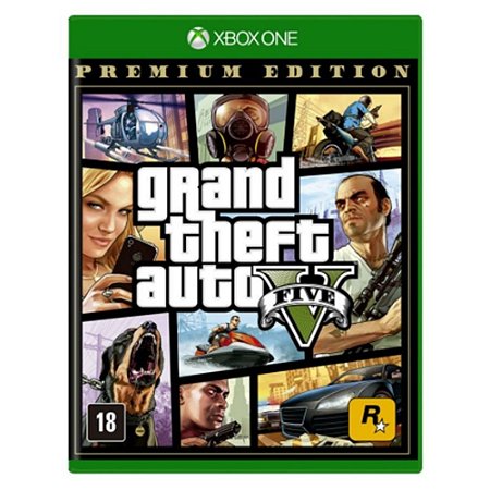 Jogo Grand Theft Auto V Premium Edition GTA 5 Xbox One Novo