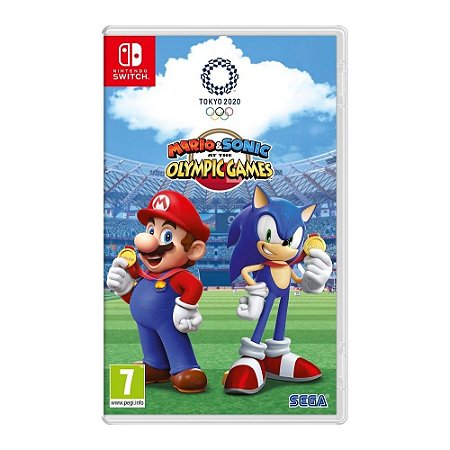Jogo Mario & Sonic the Tokyo 2020 Olympic Games Switch Novo