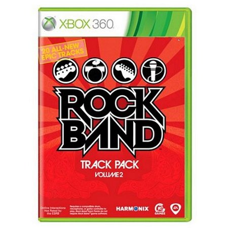 Jogo Rock Band Track Pack Volume 2 Xbox 360 Usado