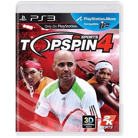 Jogo Top Spin 4 PS3 Usado