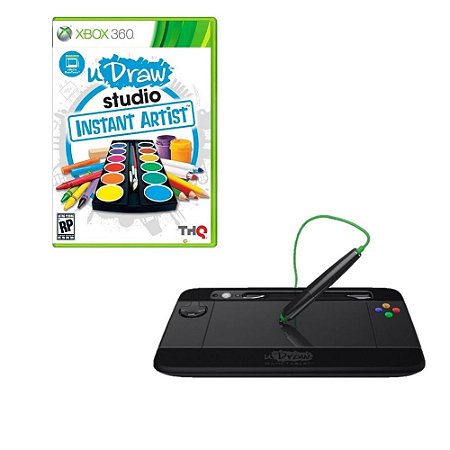 Jogo UDraw Studio Instant Artist + Game Tablet UDraw - Xbox 360 - USADO