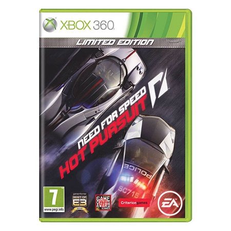 Jogo Need For Speed Hot Pursuit Limited Ed. Xbox 360 Usado
