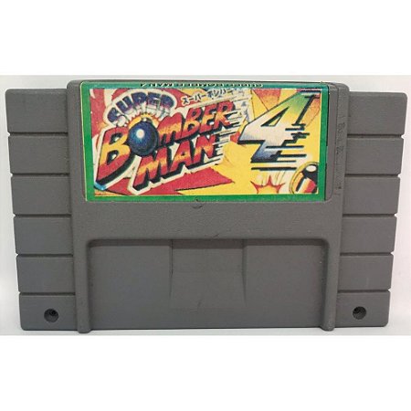 Jogo Bomber Man 4 PR Super Nintendo Clássico Usado