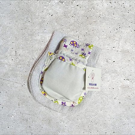 Regurgitador e Toalhinha de Boca Joaninha Enxoval de Bebê