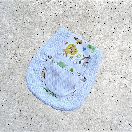 Regurgitador com Toalhinha de Boca | Enxoval de Bebê Safari