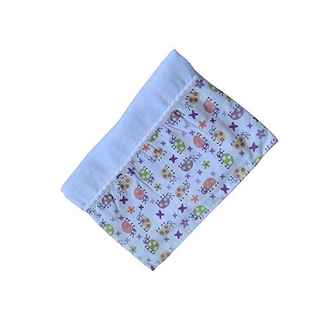 Toalha Fralda Tema Joaninha