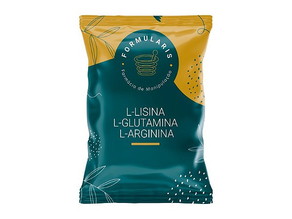L-Lisina + L-Glutamina + L-Arginina - 60 doses