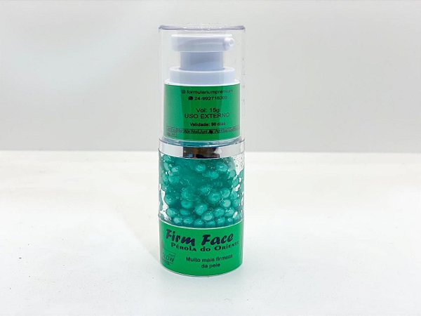 Firm Face - Pérola do Oriente, muito mais firmeza da pele 15g