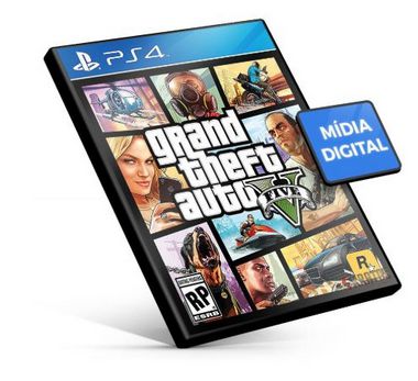 Grand Theft Auto V Ps4 #1 (Sem Código) (Com Detalhe) (Jogo Mídia