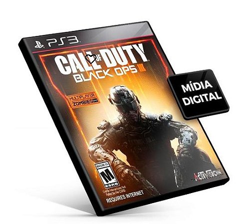 GAME CALL OF DUTY: BLACK OPS 3 - MODO ZUMBI - PS3 - Maike Informática