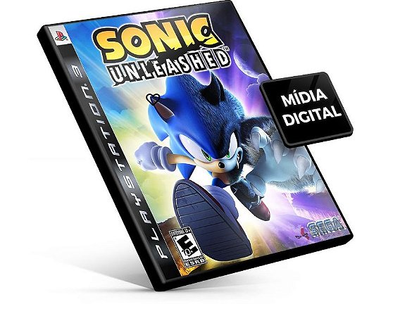 Jogo Sonic Unleashed PS3 Novo - Meu Game Favorito