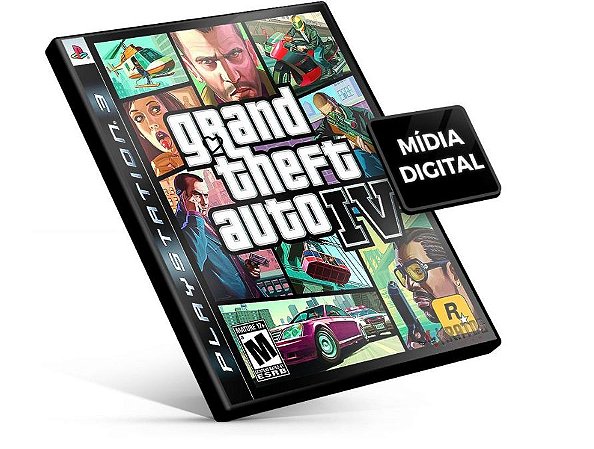Jogo Grand Theft Auto IV (GTA 4) - PS3 - LOJA CYBER Z - Loja Cyber Z