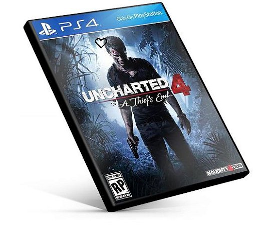 Jogo de Ps4 Uncharted 4 a Thief´s End - Game Uncharted 4 a Thief´s End Mídia  Física, Produto Masculino Sony Usado 92035005