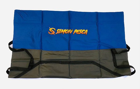 Tapete Pesagem Simon Pesca cor Azul