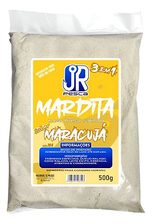 Lançamento Massa Mardita 3 Em 1 De Maracujá 500g - Jrpesca