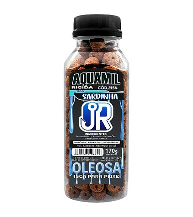 Lançamento Ração Aquamil Oleosa Sardinha Jrpesca 170g