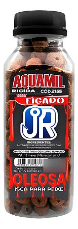 Lançamento Ração Aquamil Oleosa 170g Figado - Jr Pesca