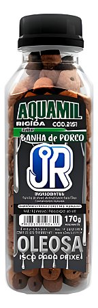Lançamento Ração Aquamil Oleosa Banha De Porco Jrpesca 170g