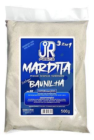 Lançamento Massa Mardita 3 Em 1 De Baunilha 500g - Jrpesca