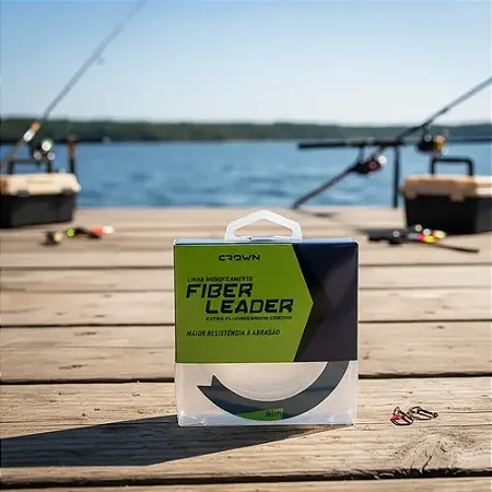 Linha Fiber Leader Fluor 50 Metros Crown