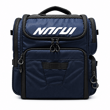 Mochila com 6 estojos inclusos azul BP01 Narui Fishing