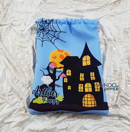 5 Sacolinhas Luxo 18cm x 25cm Halloween