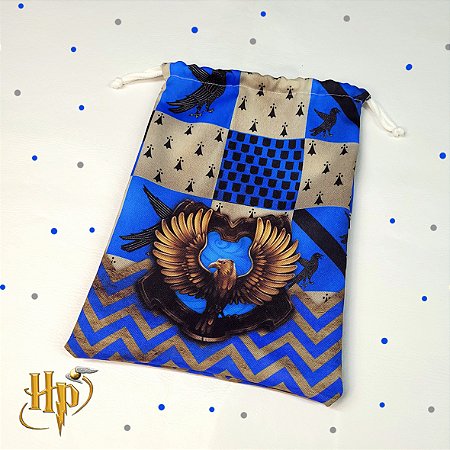 5 Sacolinhas Luxo 18cm x 25cm Corvinal - Harry Potter