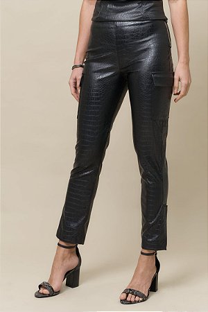 calça de bolso lateral